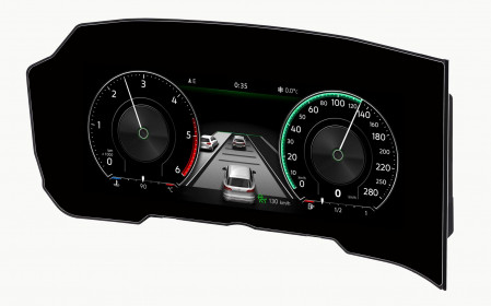 Bosch gets the worlds first curved instrument cluster on the road (2)