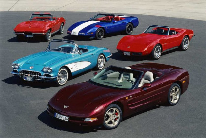 50 Jahre Corvette Generationen