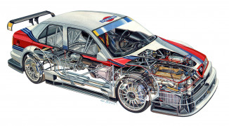 cutawayalfaromeo155tiv6dtm1995