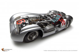 1955 Mercedes-Benz W196 Streamliner CUTAWAY