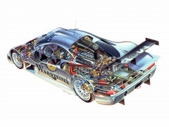 mercedes_benz_clk_gtr_amg_supercar_supercars_race_racing_interior_engine_engines_2048x1536