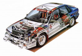 mitsubishi_galant_vr4_wrc_cars_technical_cutaway_
