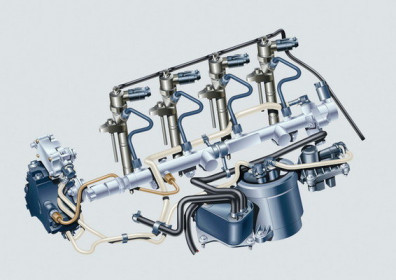 E-Klasse, Modellpflege 1999, Grafik Common Rail CDI Motor