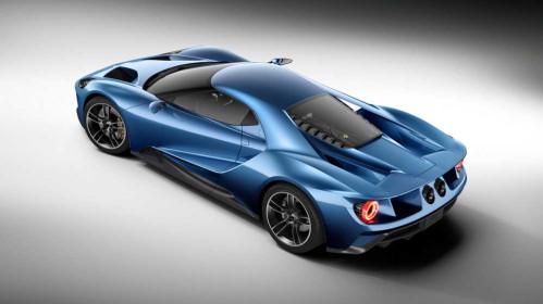 The all-new, carbon-fiber Ford GT supercar will feature a mid-mounted, twin-turbocharged 3.5-liter EcoBoost V6.