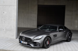 Mercedes-AMG GT C Edition 50, graphitgrau magno ;Kraftstoffverbrauch kombiniert: 11,3 l/100 km, CO2-Emissionen kombiniert: 257 g/kmMercedes-AMG GT C Edition 50, graphite grey magno; Fuel consumption combined: 11.3 l/100 km; Combined CO2 emissions: 257 g/km