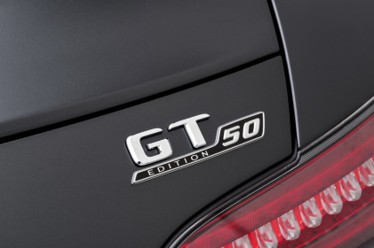 Mercedes-AMG GT C Edition 50, graphitgrau magno ;Kraftstoffverbrauch kombiniert: 11,3 l/100 km, CO2-Emissionen kombiniert: 257 g/kmMercedes-AMG GT C Edition 50, graphite grey magno; Fuel consumption combined:  11.3 l/100 km; Combined CO2 emissions: 257 g/km