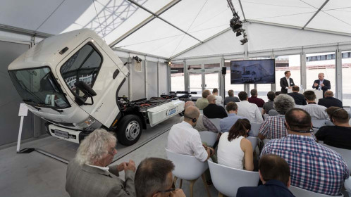 Daimler eTrucks Campus; urbaner Transport der Zukunft; Elektromobilität; elektrifizierter Verteilerverkehr