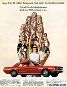 1967 Ford Mustang Advertisement