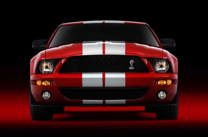 2007 Ford Shelby GT500: The Ford Shelby GT500 seamlessly combines the modern Mustang muscle car with classic Shelby performance cues, such as the famous Shelby Cobra logo.
