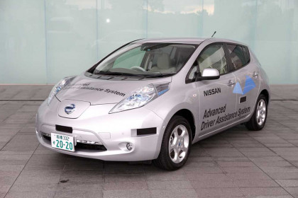 Nissan LEAF with Driver Assist System to be Tested in Japan
