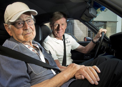 50 Years Opel GT @ Hockenheimring, September 20, 2018. Erhard Schnell and Walter Röhrl