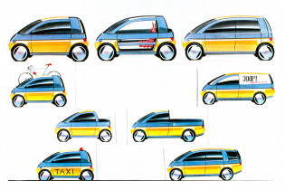 Opel MAXX, Designskizzen (1995)