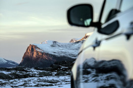 NORWAY. 2016.
Mountain driving on the plateau above Geiranger.
Photographed on assignment for Land Rover.