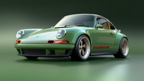 1990 Porsche 911 restored and modified by Singer Vehicle Design using results of Dynamics and Lightweighting Study [DLS] undertaken with Williams Advanced Engineering and other technical partners.