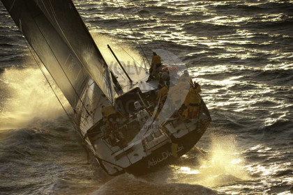 Abu Dhabi Ocean Racing, skippered by Ian Walker from the UK at the start of leg 1 of the Volvo Ocean race 2011-12 from Alicante, Spain to Cape Town, South Africa. (Photo Credit must read: Paul Todd/Volvo Ocean Race)
