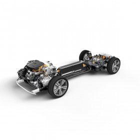 New Volvo S60 T8 Plug-in Hybrid Chassis