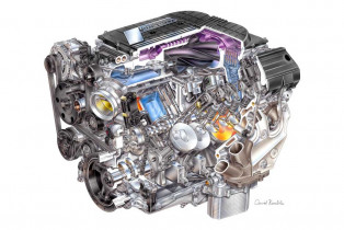 2015 "LT4" 6.2L V-8 AFM VVT DI SC (LT4) for Chevrolet Corvette Z