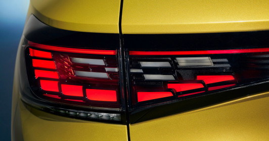 The optional LED tail light custers of ID.4: for the very first time in 3-D.