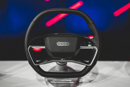 Steering wheel 2021 in the Audi Q4 e-tron