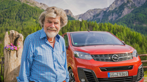 Opel Zafira-e Life mit dem Opel Zafira-e Life