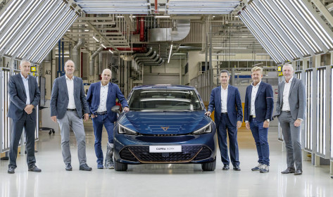 Produktion des Elektroauto Seat Cupra Born im September 2021 in Mosel / Zwickau bei Volkswagen Sachsen . Foto: Oliver Killig