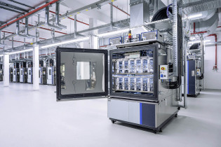Opening of battery laboratories | Test chamber for automotive ce