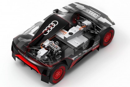 Audi RS Q e-tron, cutaway view