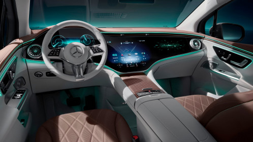 Mercedes-EQ. EQE SUV. Interieur. Mercedes-EQ. EQE SUV. Interior.