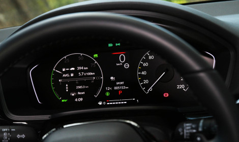 new Honda Civic eHEV caroto test drive 2022 (1)