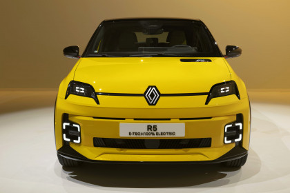 Renault 5 Iconic Jaune, Preshow Renault from February 12 to 16th 2024 at Aubervilliers, France - Photo Yann / DPPI