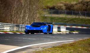 The Ford GT Mk IV driven by Frédéric Vervisch lapped the Nürburgring Nordschleife in 6:15.977 — setting a new record as the fastest American OEM. License valid for earned editorial, press releases, press kits. All non-broadcast digital and online media Region: Global. This content is solely for editorial use and for providing individual users with information. Any storage in databases, or any distribution to third parties within the scope of commercial use, or for commercial use is permitted with written consent from Ford in Europe GmbH only.
